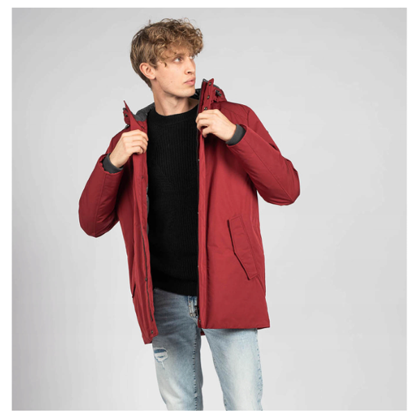 M JAYLON PARKA Куртка мужская RED DAHLIA
