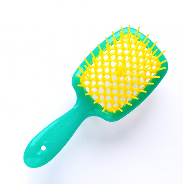 SMALL SUPERBRUSH Расческа маленькая TURQUOISE YELLOW