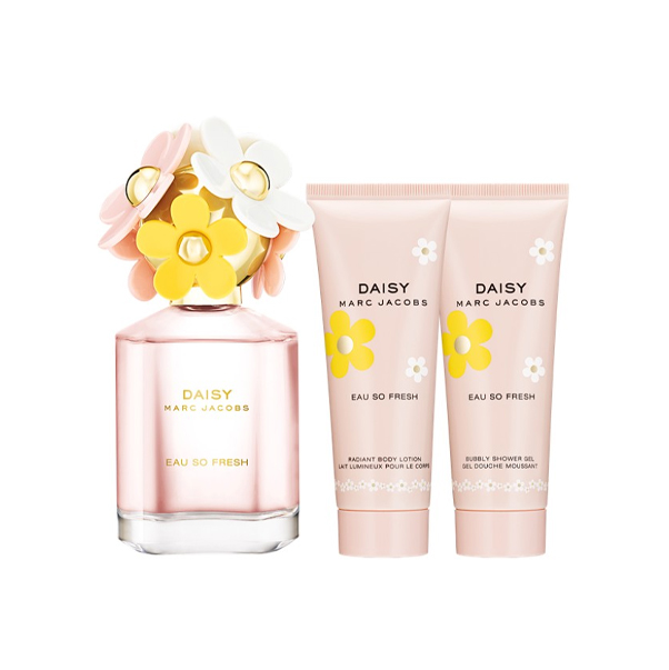 DAISY FRESH Набор (Туалетная вода 75 мл + лосьон для тела 75 мл + гель для душа 75 мл)