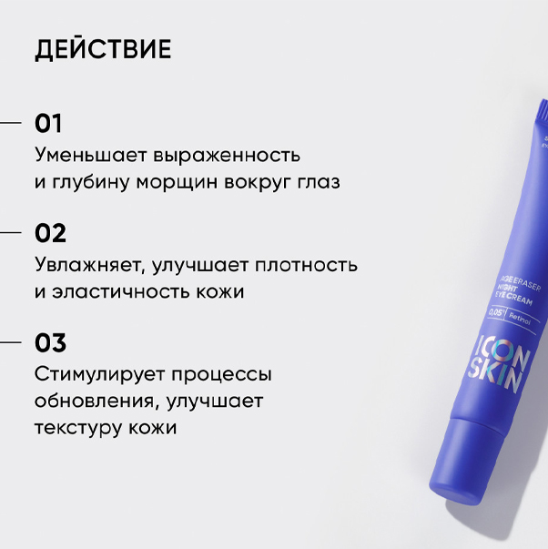SMART Ночной крем для кожи вокруг глаз на основе 0,05% ретинола