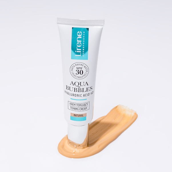 AQUA BUBBLES SPF30 Тонирующий солнцезащитный крем для лица