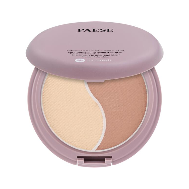 NANOREVIT COLLECTION Контурная палетка 2в1: пудра и бронзатор