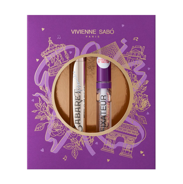 Набор (CABARET PREMIERE 01 Тушь для ресниц 9 мл + FIXATEUR LAMINATION EFFECT 01 Гель для бровей 6 мл)