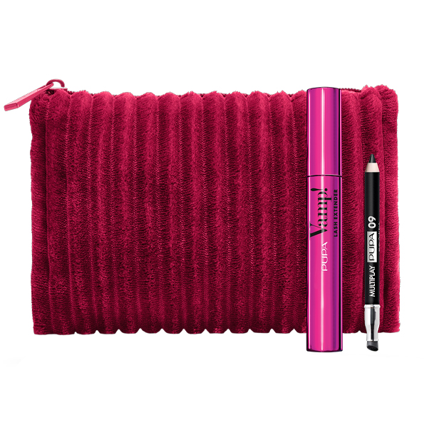 Набор (VAMP! LASH EXTENDER Тушь для ресниц + MINIMULTPLAY Миникарандаш для глаз + косметичка)