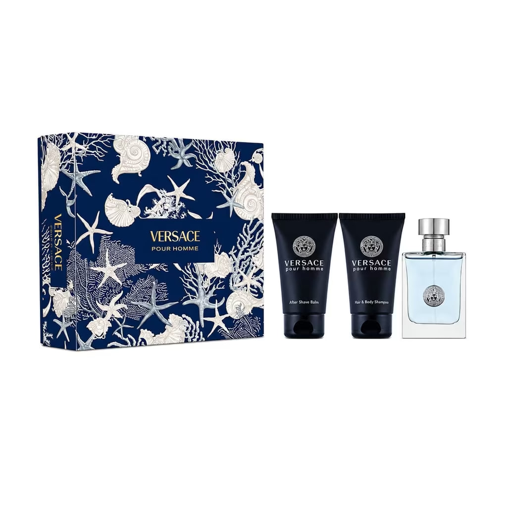 POUR HOMME Набор (Туалетная вода 50 мл + шампунь 50 мл + бальзам после бритья 50 мл)